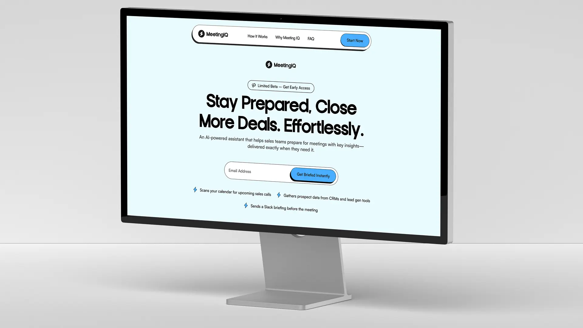 MeetingIQ - AI Sales Meeting Assistant Beta