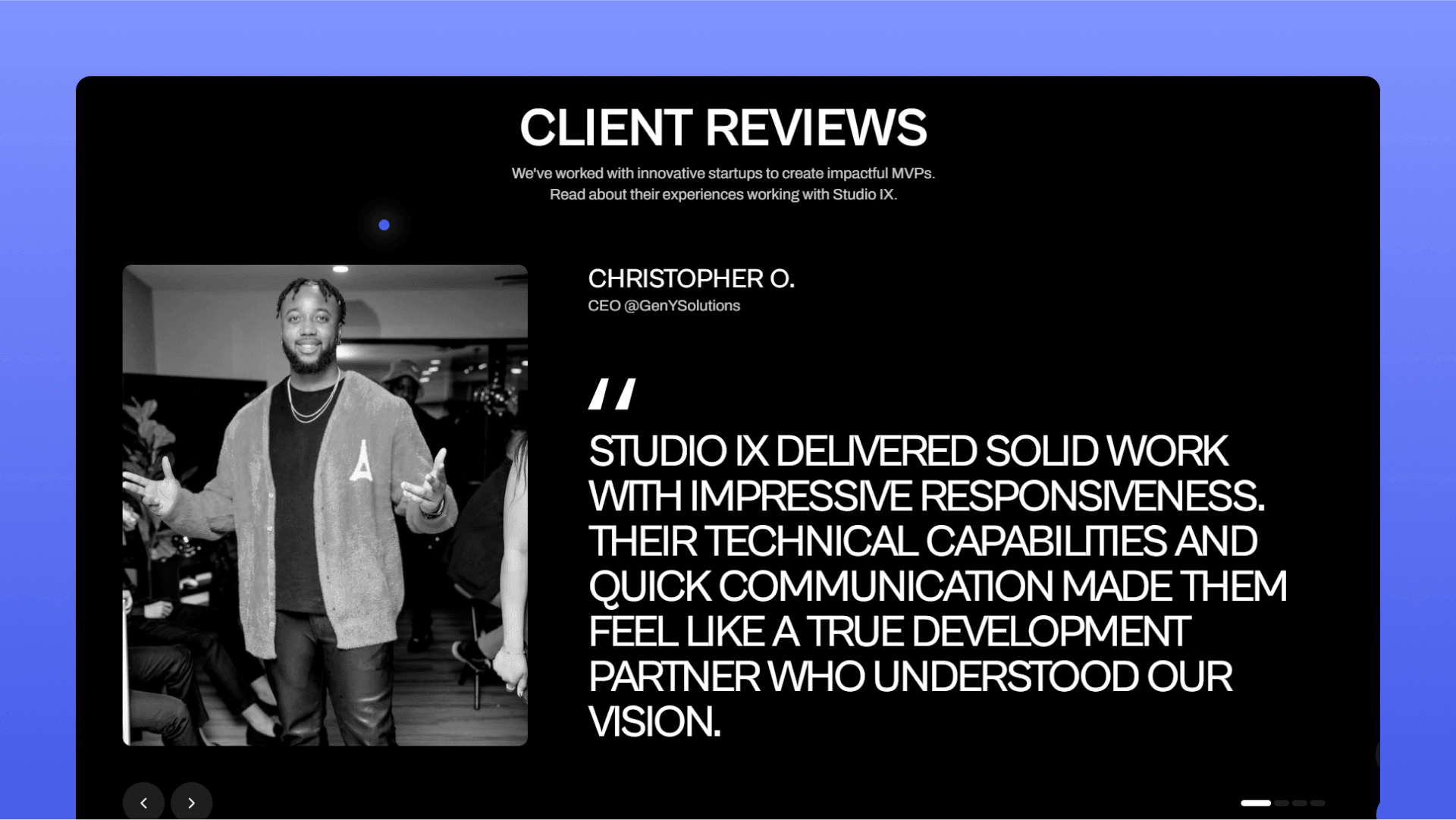 Studio IX - MVP Agency hover