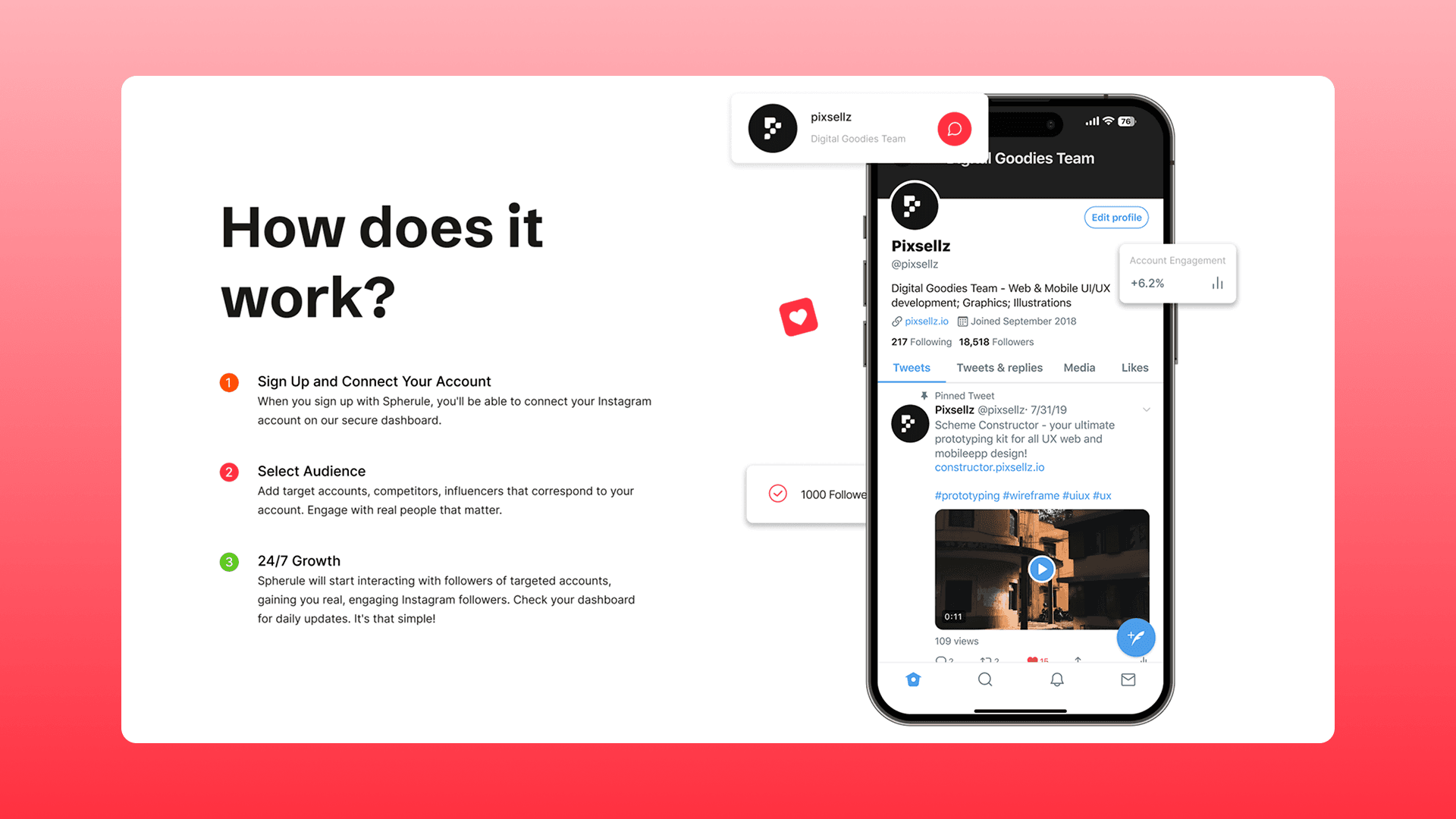 Spherule - Instagram Growth SAAS hover