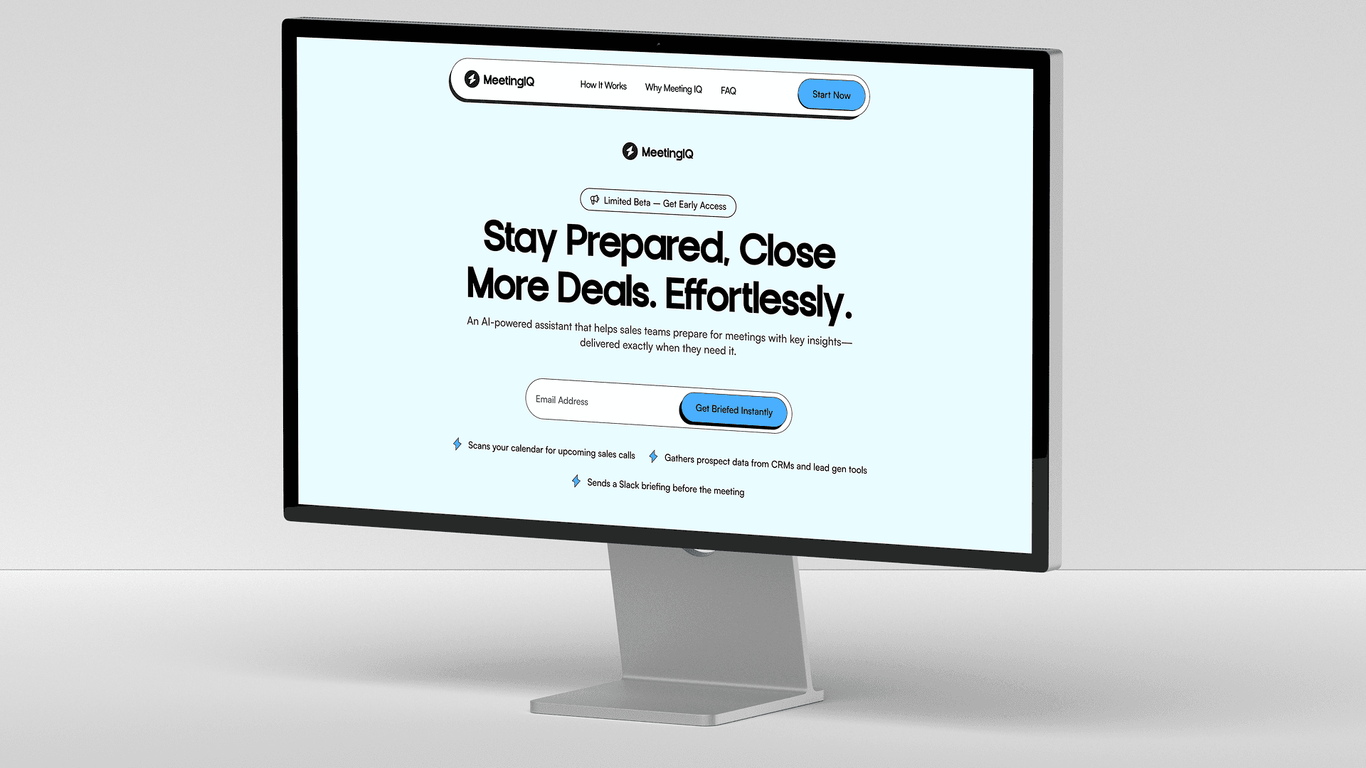 MeetingIQ - AI Sales Meeting Assistant Beta